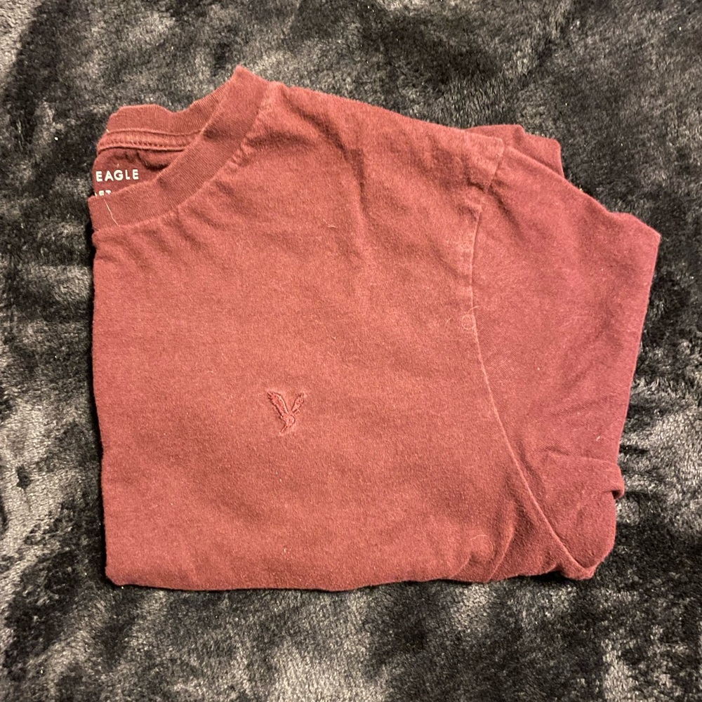 American Eagle Burgundy Crewneck Sweatshirt